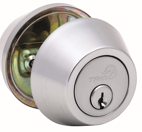 Other view of Deadbolt - Traditional Double Cylinder - Satin Chrome - WDB65SCC - Trio - 6/Pack