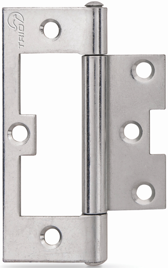 Other view of Warlan Hinge - Fixed Pin - Light & Narrow - Steel - Zinc - 100 mm x 65 mm x 2 mm - WLH7165FPZP20 - Trio