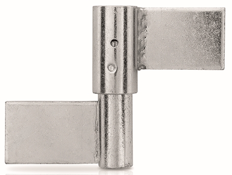 Other view of Gate Hinge - Security Pin - Right Hand - Steel - Zinc - 88 mm x 124 mm x 4 mm - T2400RHB - Trio