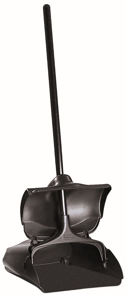 Other view of Executive Dust Pan With Cover & Long Handle - Black - 12.8 x 5 x 11.3" - FG253200BLA - Lobby Pro® - Rubbermaid