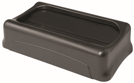 Other view of Swing Lid - Black - FG267360BLA - Slim Jim® - Rubbermaid