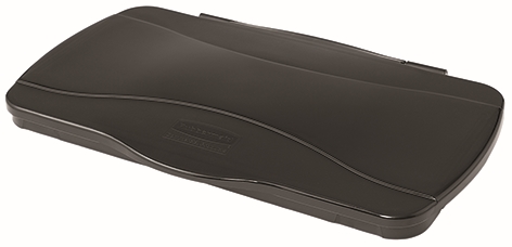 Other view of Hinged Lid - Black - FG267400BLA - Slim Jim® - Rubbermaid