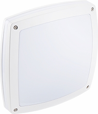 Other view of Square LED Light - White - 100 to 240 VAC - 20 W - 1677 lm - 4000K - Stormie - Lumitex