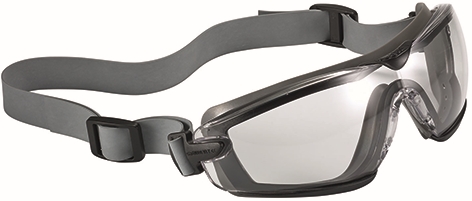 Other view of Safety Spectacles with TPR Neoprene Strap - Clear Frame - Clear Lens - Platinum - 1667101 - Cobra - Bollé Safety