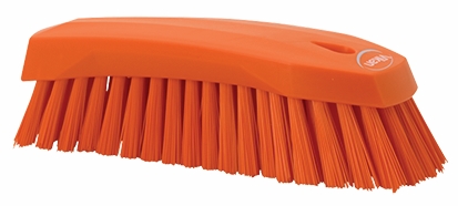 Other view of Hand Brush L - Polyester Bristle - Orange - 200 x 70 x 60 mm - 3890 - Vikan