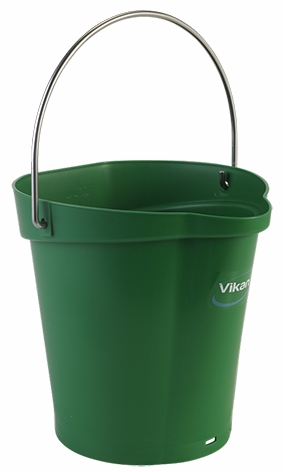 Other view of Heavy Duty Hygiene Bucket - Polypropylene - Green - 6 L - 5688 - Vikan