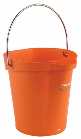 Other view of Heavy Duty Hygiene Bucket - Polypropylene - Orange - 6 L - 5688 - Vikan