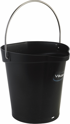 Other view of Heavy Duty Hygiene Bucket - Polypropylene - Black - 6 L - 5688 - Vikan