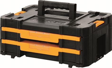 Other view of Storage Box - Double Drawer - 8L Capacity - 176 x 440 x 314 mm - DWST1-70706 - TStak IV - DeWalt