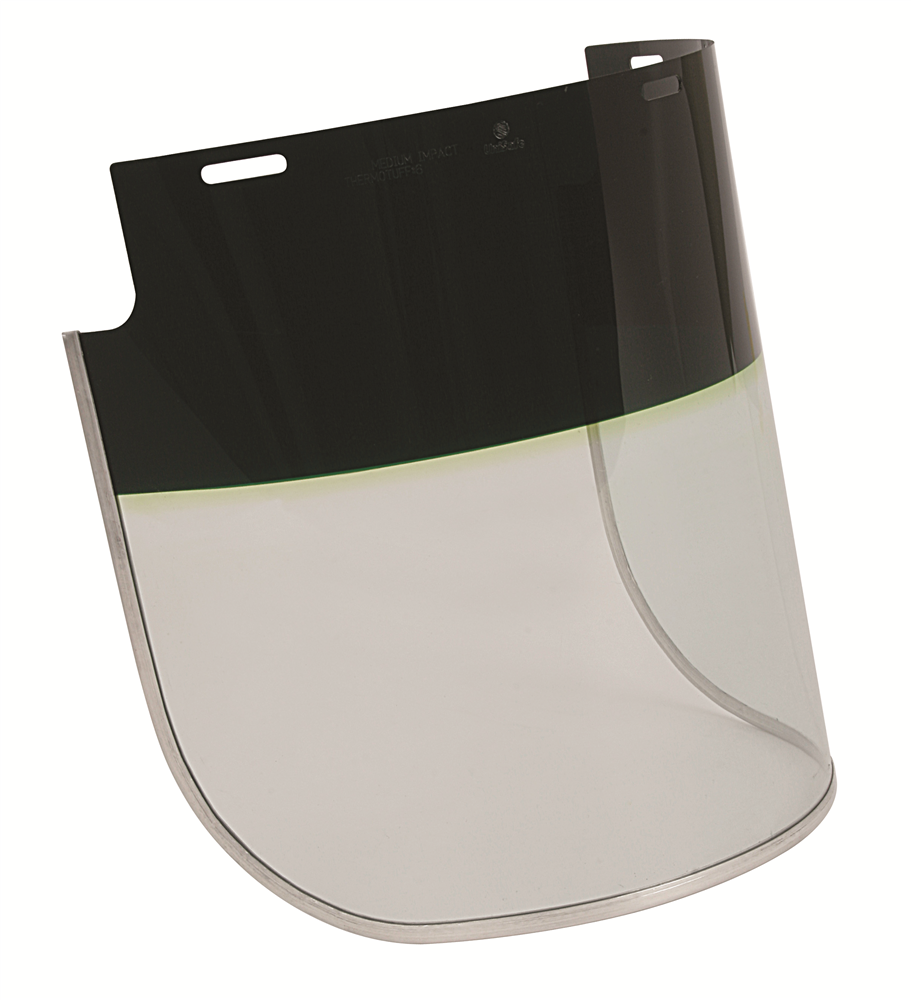 Other view of Protector Thermoguard+ Visor Holder - 1mm Thick - Flared - High Impact - Shade 5 Green - 250 x 400mm - V10F40865:5