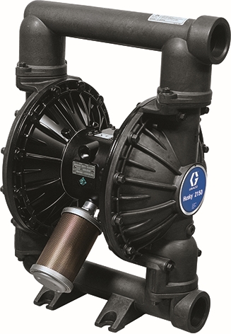 Other view of Air Operated Double Diaphragm Plastic Pump - Aluminium - Geolast Diaphragm - 2" x 2" - BSPT - Husky 2150 - Graco