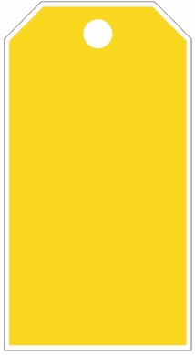 Other view of TAG BLANK YELLOW P 70X130 (24)