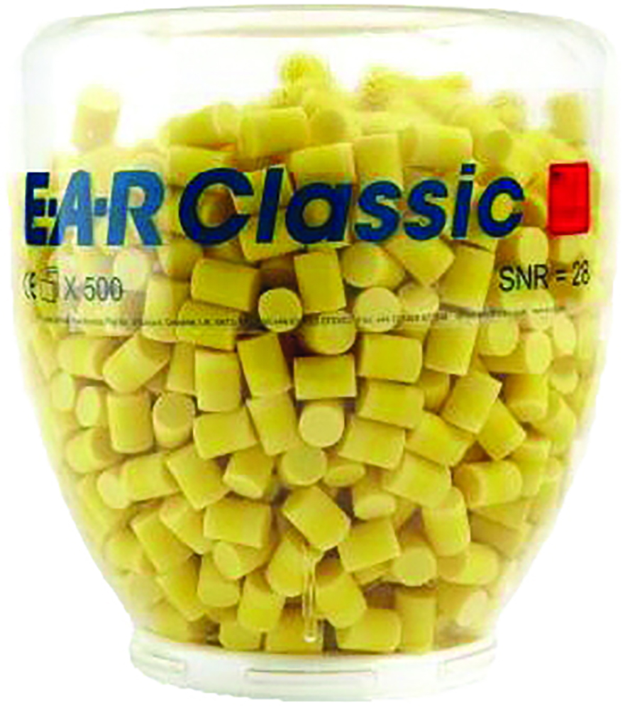 Other view of 3M E-A-R Classic 391-1007 70071515830 Dispenser Refill - One Touch - Uncorded - Foam - Class 4 - 23dB - Yellow - Regular - Bottle of 500 Pairs