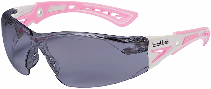 Other view of Safety Spectacles - Pink Temple Frame - Smoke Lens - Platinum - Small - 1672302PW - Rush Plus - Bollé Safety