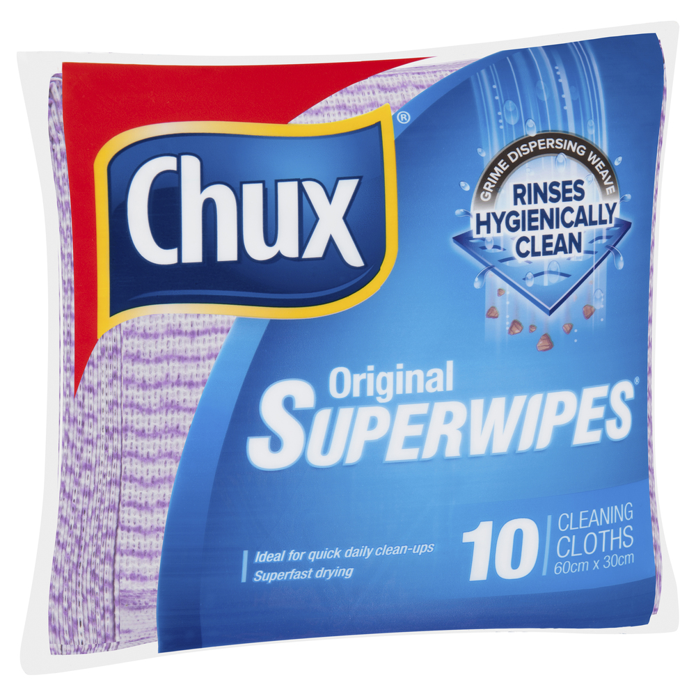 Other view of Chux®  - CSR10/24 - Superwipes Cloth - 60cm x 30cm  - Assorted - Pack of 10