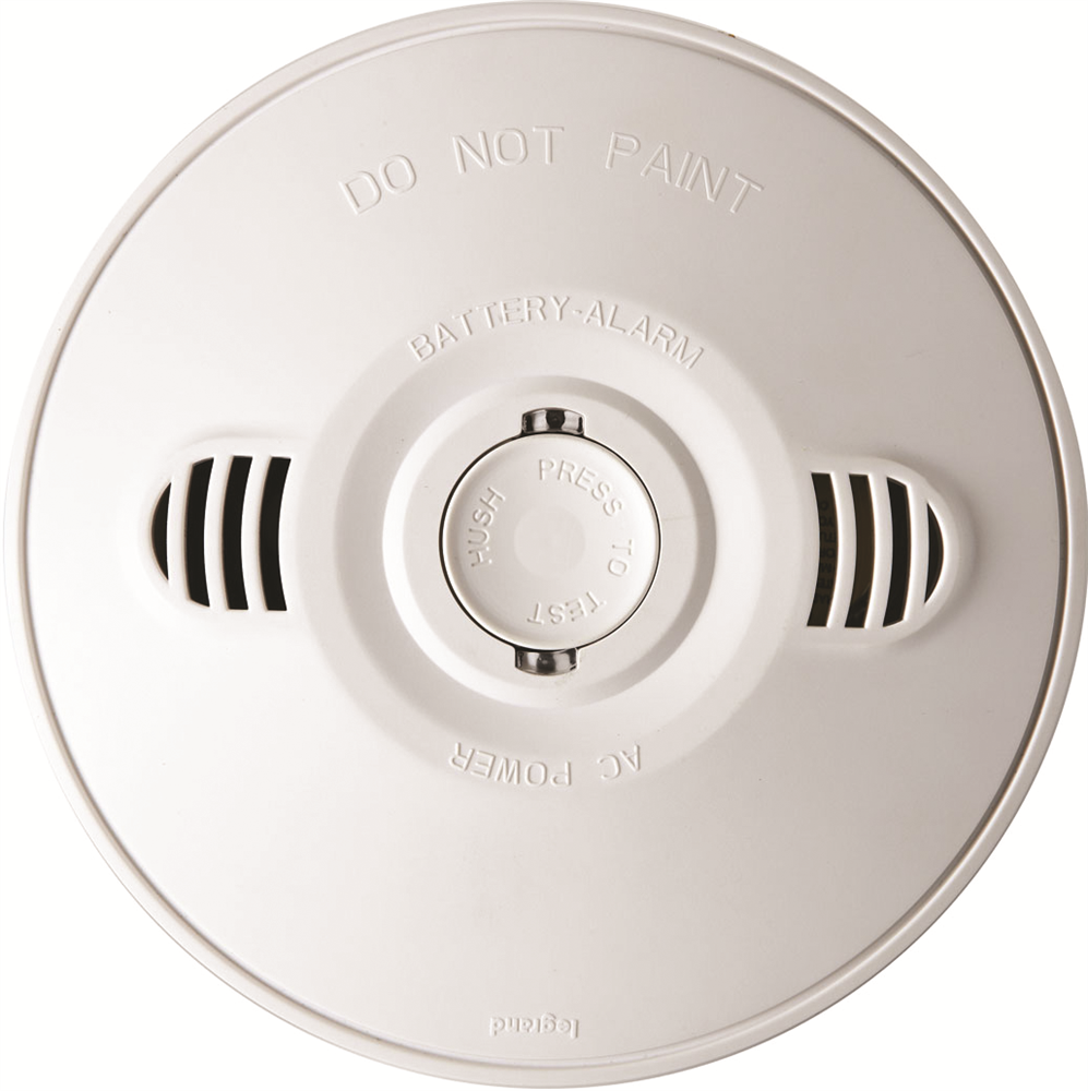 Other view of HPM Legrand - 643 085 - Smoke Alarm - Photo Electric - White - 85dB - 240V