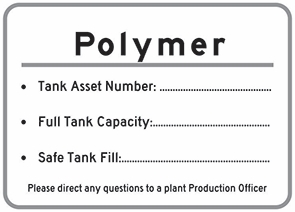 Other view of Safety Sign - Polymer - Poly - Black On White - 250 x 180 mm - Prosafe