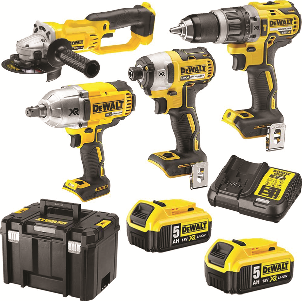 Other view of Dewalt DCK399P2-XE 18V 5.0Ah Li-ion Cordless 4 Piece Combo Kit