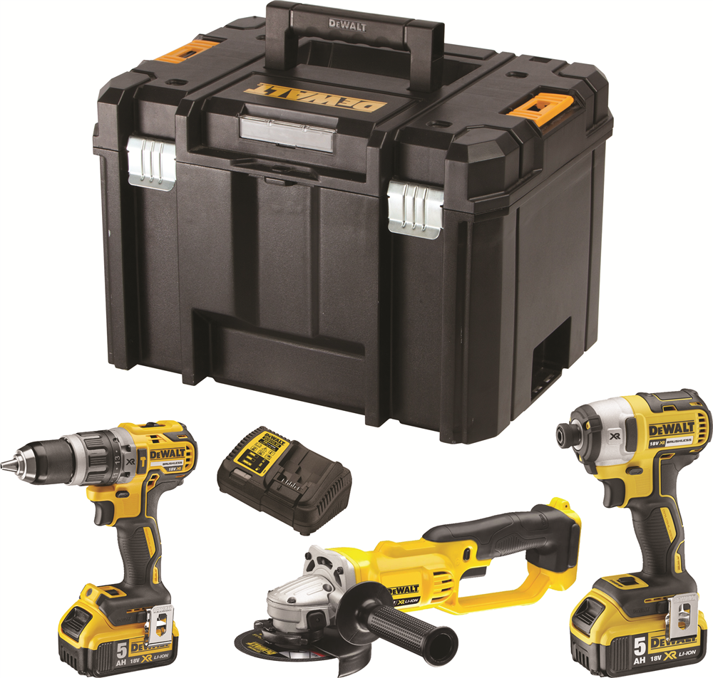 Other view of Dewalt DCZ391P2-XE 18V 5.0Ah Li-ion Cordless 3 Piece Combo Kit