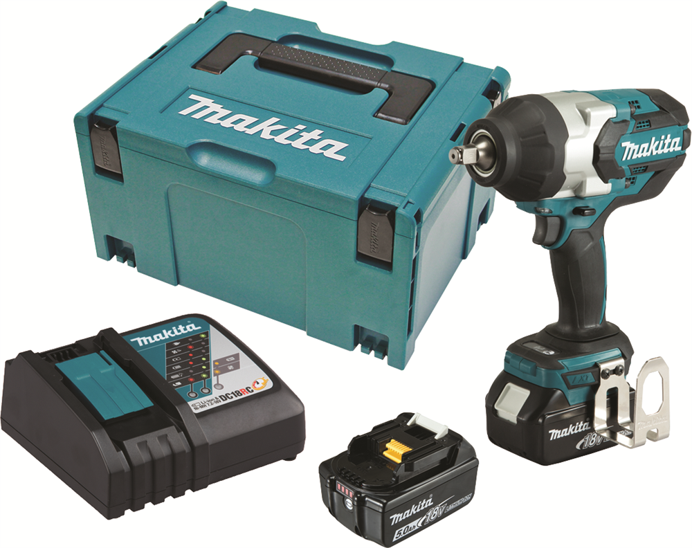 Other view of Makita DTW1002RTJ Cordless Brushless Impact Wrench Kit - 18V - 5.0Ah - 1/2inch