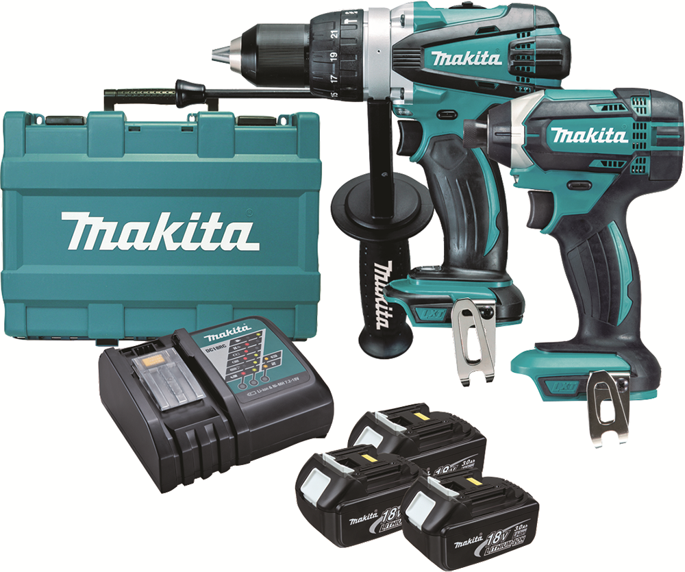 Other view of Makita DLX2145X1 18V 3.0Ah Li-ion Cordless 2 Piece Combo Kit