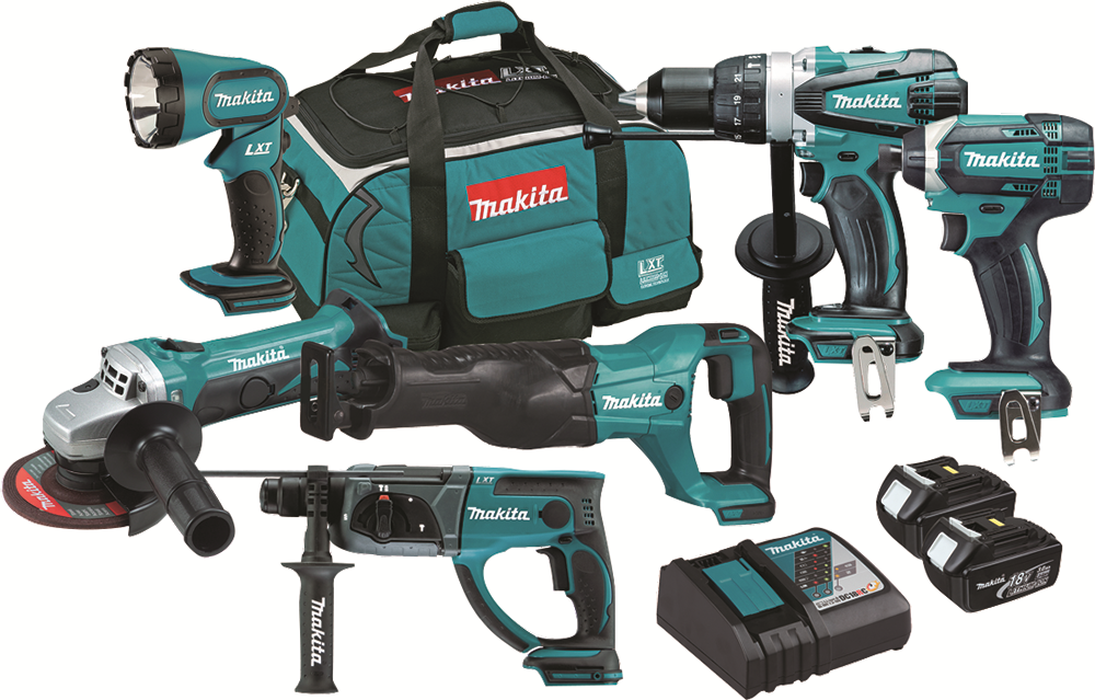 Other view of Makita DLX6034 18V 3.0Ah Li-ion Cordless 6 Piece Combo Kit