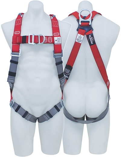 Other view of Full Body Rigger's Harness - Polyester - Red and Grey - Large - AB123L - PRO™