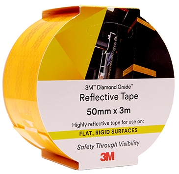 Other view of High-Visibility Reflective Tape - Yellow - 50 mm x 3 m - 983-71 - AR010613602 - Diamond Grade - 3M