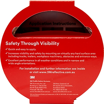 Other view of High-Visibility Reflective Tape - Red - 50 mm x 3 m - 983-72 - AR010613610 - Diamond Grade - 3M