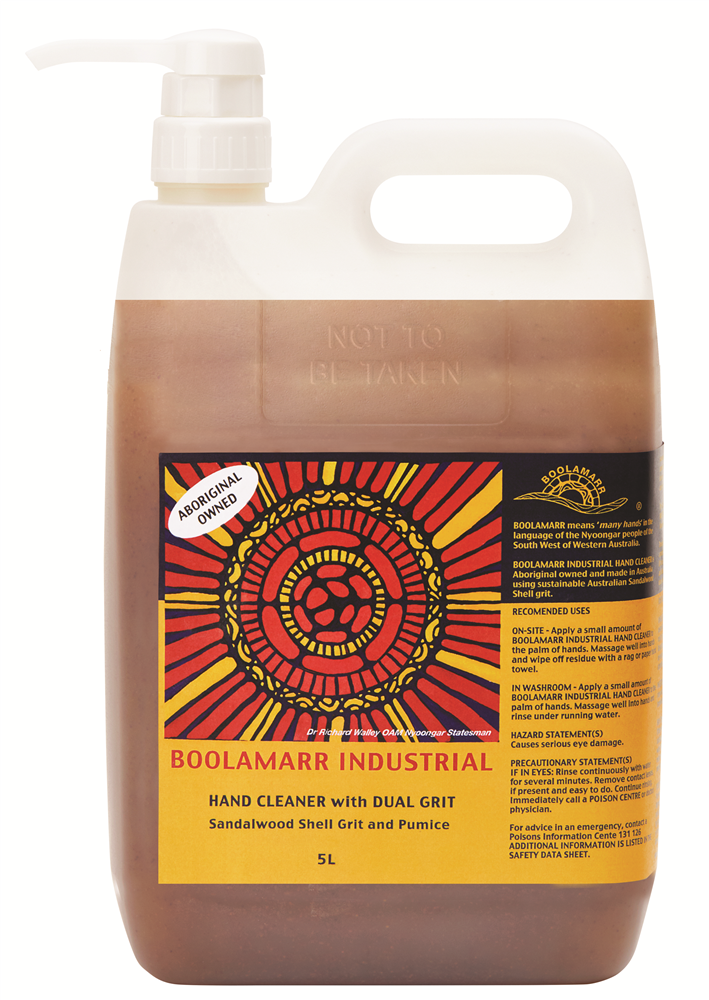 Other view of Boolamarr - Industrial Hand Cleaner - Sandalwood & Shell Grit - 5L Pump Pack -