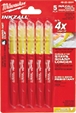 Other view of Highlighter - Yellow - 137 mm - 5 Pack - INKZALL® - Milwaukee