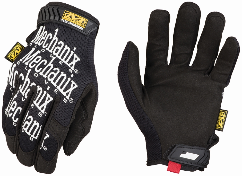 Other view of Work Gloves - Hi-Dexterity - Hook and Loop Cuff - Full Fingers - Synthetic Leather - Black/White - Small - MG-05 - The Original® - Mechanix Wear