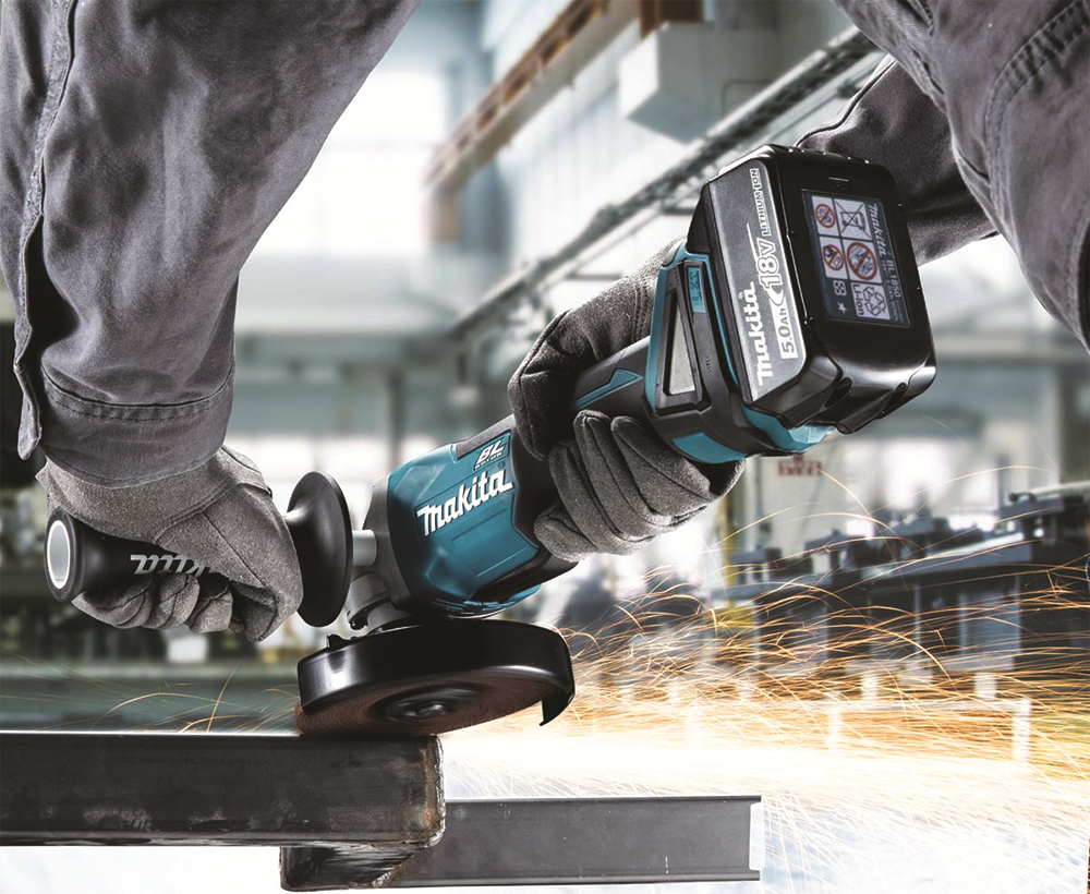 Other view of Makita DGA508Z 18V Li-ion Cordless Brushless 125mm 5" Angle Grinder Skin