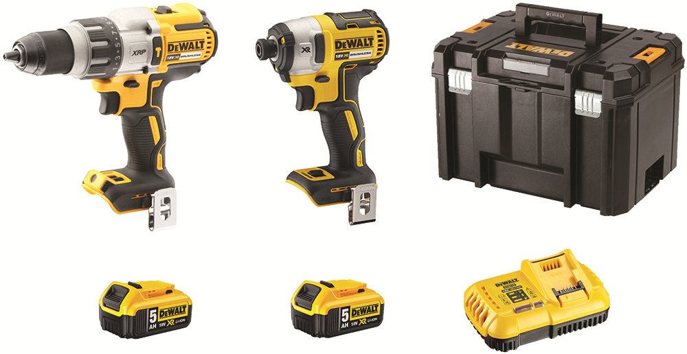 Other view of Dewalt DCK296P2T-XE 18V 5.0Ah Li-ion Cordless Brushless 2 Piece Combo Kit