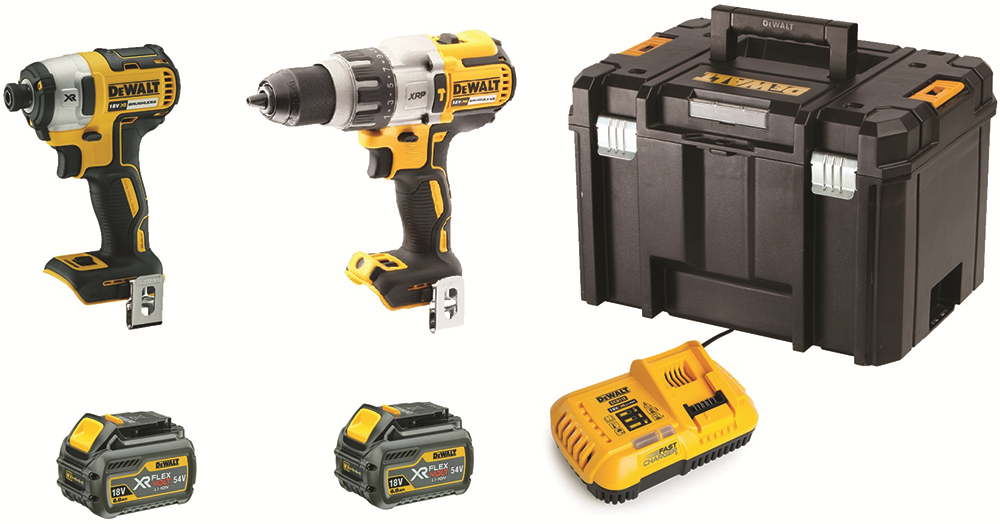 Other view of Dewalt DCK296T2T-XE 18/54V 6.0Ah Li-ion Cordless Brushless 2 Piece Combo Kit