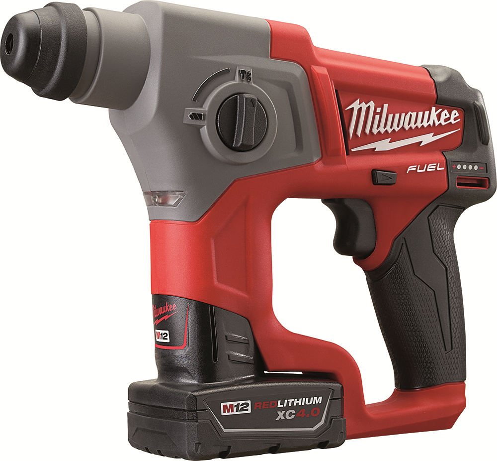 Other view of Milwaukee M12CH-402C FUEL Cordless Brushless SDS Plus Rotary Hammer Kit - 12V - 4.0Ah - 16mm