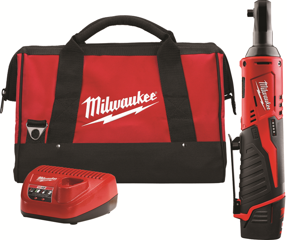 Other view of Milwaukee M12IR-201B Cordless FUEL Brushless Impact Ratchet Kit - 12V - 2.0Ah - 3/8inch