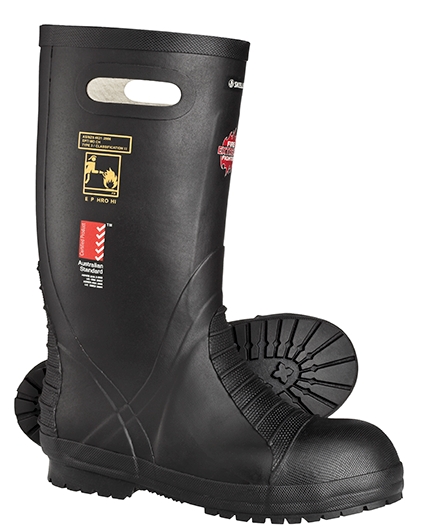 Other view of Daviesway - Gumboot Fire Fighter Extreme - Black - 7 - FSF807