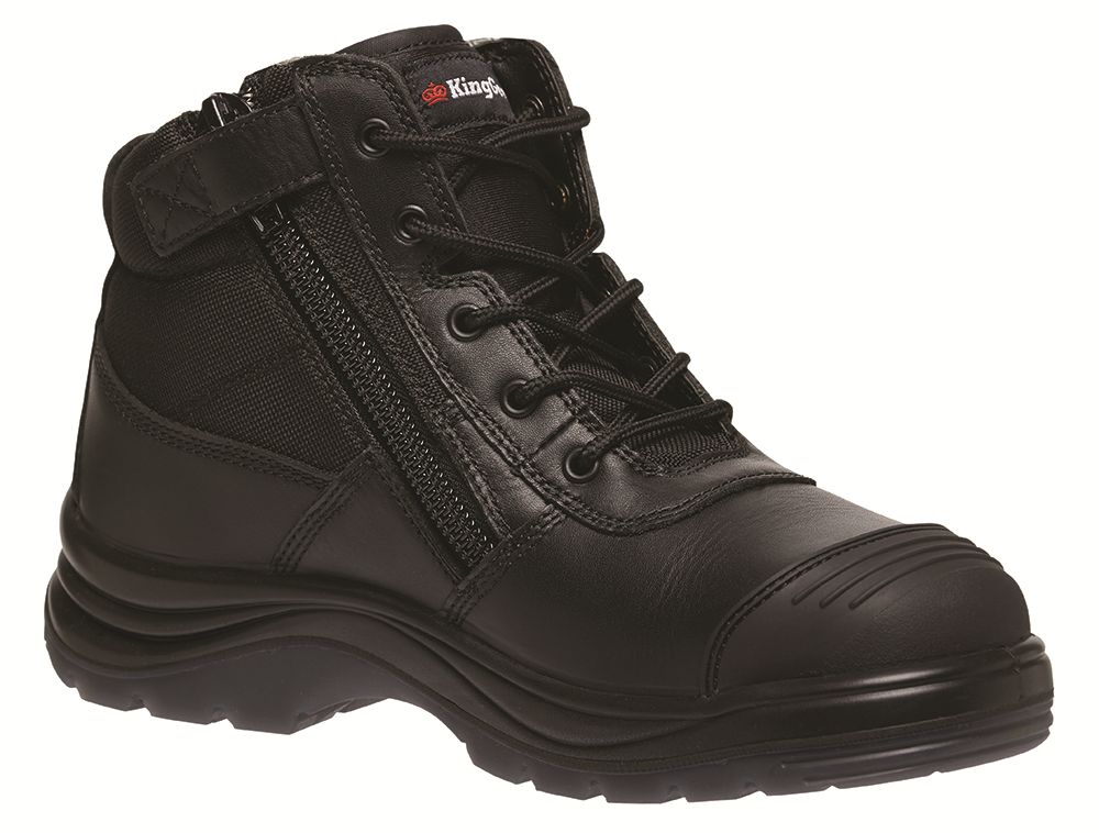 Other view of BOOT SFTY TRADIE K27175 ZIP PR BLK 7