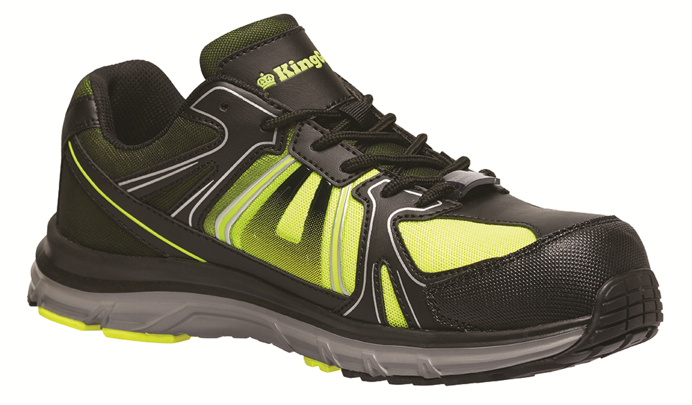 Other view of SHOE SAFETY KINGGEE K26460 BLK/LIME 6