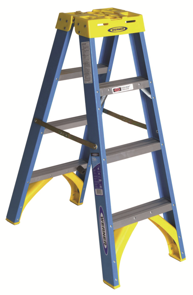 Other view of Double Sided Ladder - Fibreglass - 1.2m - 150kg - Werner