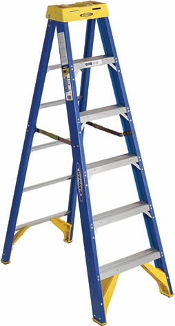 Other view of LADDER SS WERNER F/GLASS 150KG 1.8M