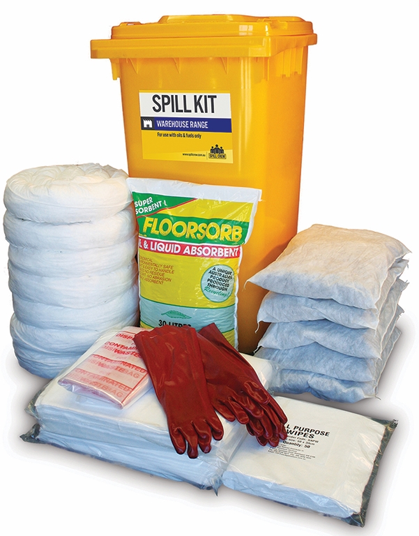 Other view of Spill Kit - Oil & Fuel - 240 L Wheelie Bin - 318 L Capacity - SCKW318Y - Spill Crew