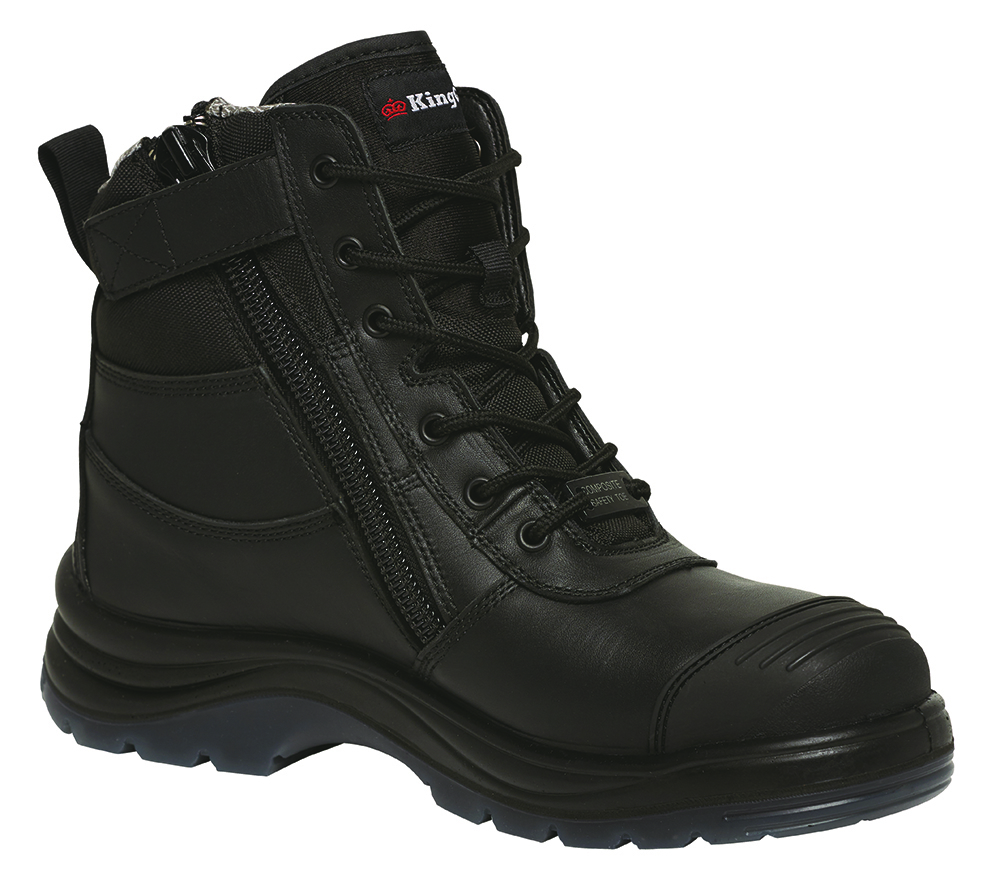 Other view of BOOTS SFTY TRADIE K27155 L/U ZIP BLK 7.5