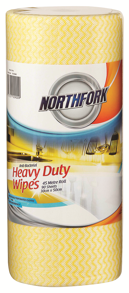 Other view of Heavy Duty Antibacterial Roll - 90s - Yellow - Northfork