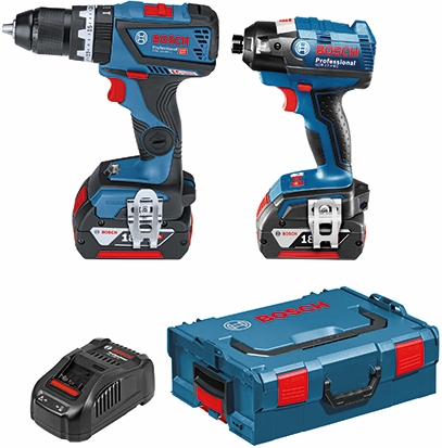 Other view of Bosch 18V 4.0Ah Li-ion Cordless Brushless BBR2-PEC 2 Piece Combo Kit