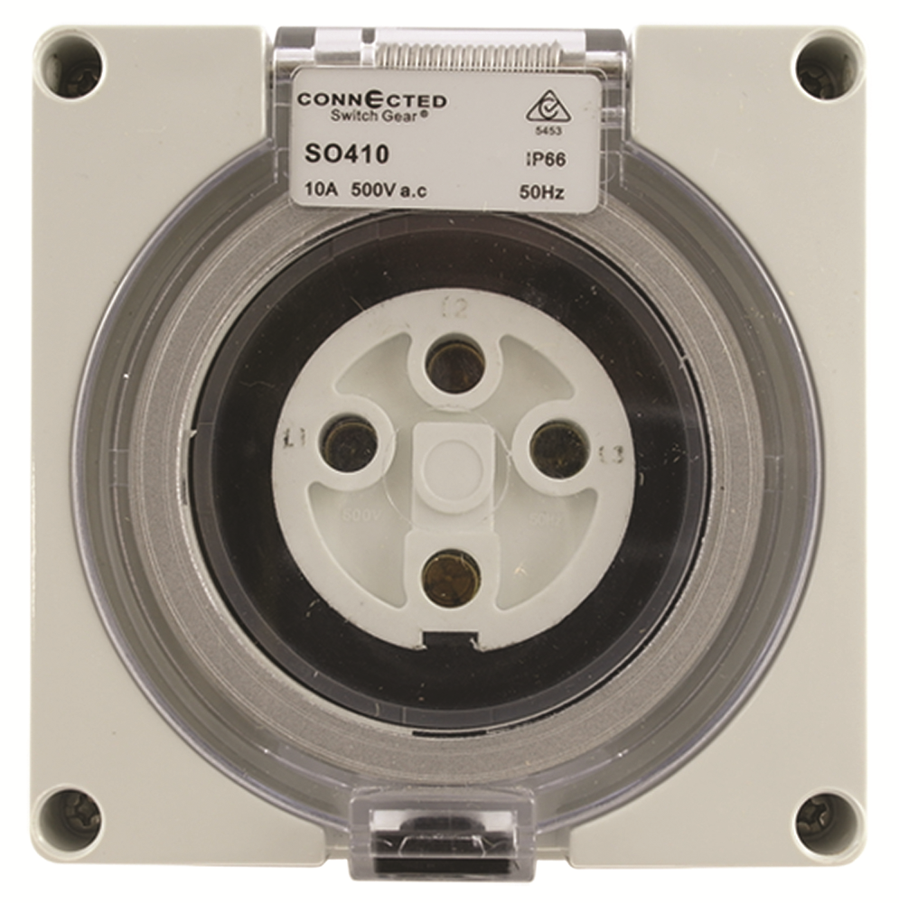 Other view of OUTLET 4 PIN ROUND CSG SO410 IP66 10A