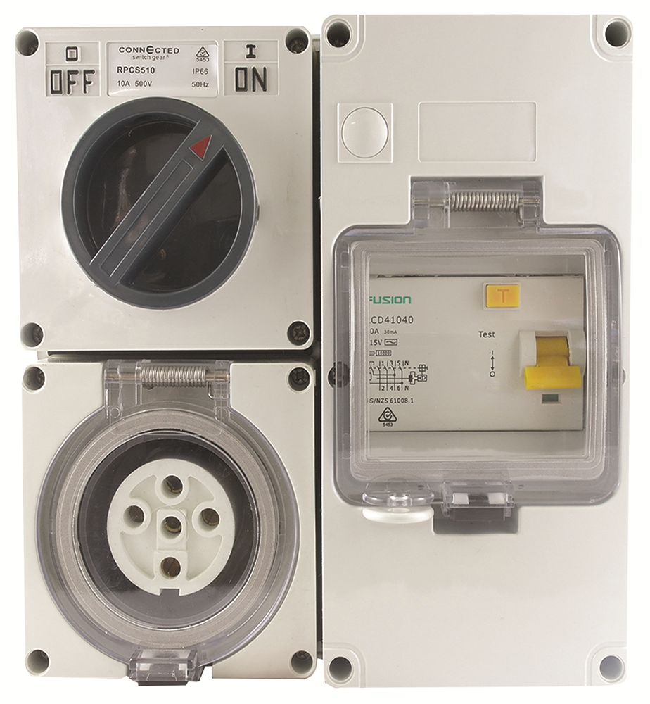 Other view of RCD SW/OUTLET 5 PIN CSG RPCS532 IP66 32A