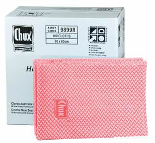 Other view of WIPES H/DUTY CHUX RED 60X60CM (100)