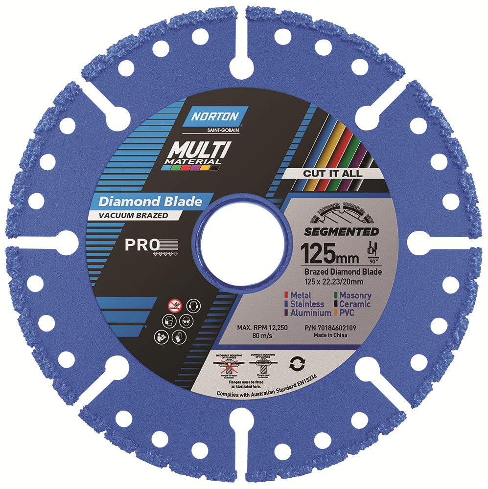 Other view of Multi Material Diamond Blade 180 mm - Norton